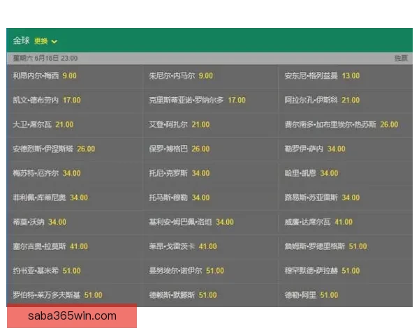 世界杯竞猜高赔率平台深度解析与安全选择指南助你稳定盈利策略新思路